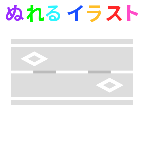 色塗りできる高速道路の案内板のフリーイラスト ぬれるイラスト Nureyon