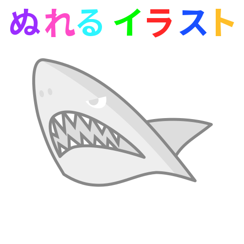 色塗りできるウミガメのフリーイラスト ぬれるイラスト Nureyon