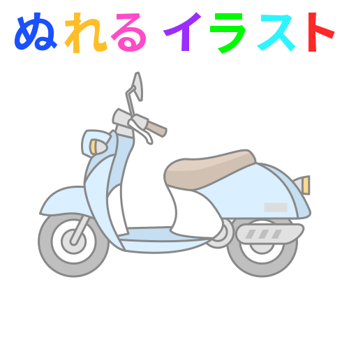 70以上 スクーター イラスト フリー