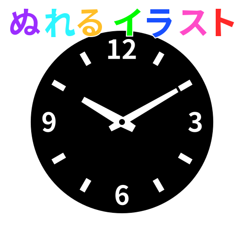 100 時計 無料 イラスト